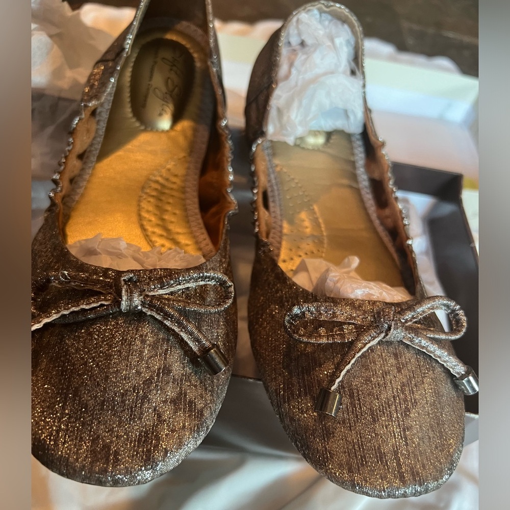 Hush Puppies Soft Style Marilee Flat Light Grey US Women's 9.5 Wide